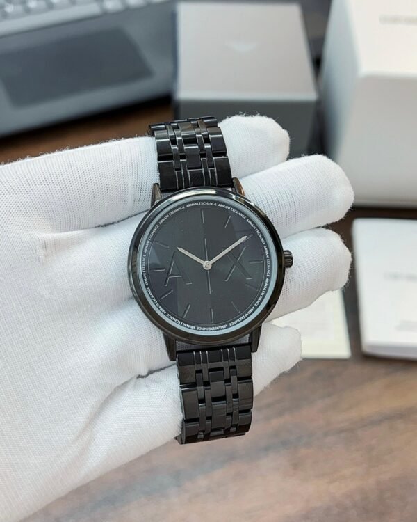 Armani All Black Watch For Men - Image 5