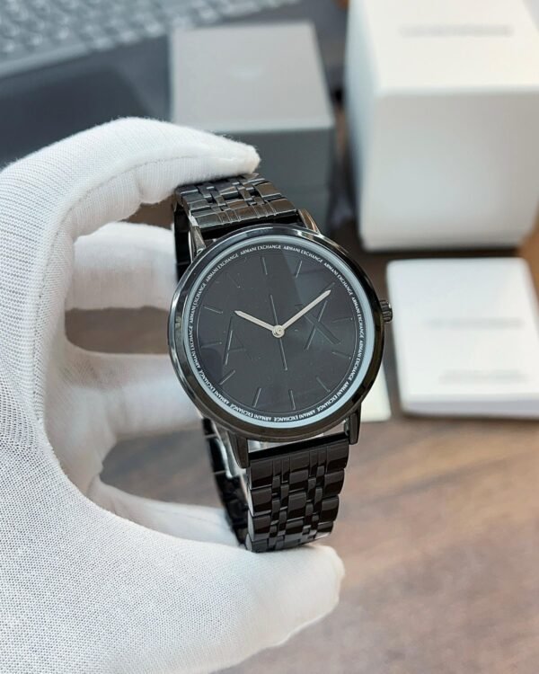 Armani All Black Watch For Men - Image 3