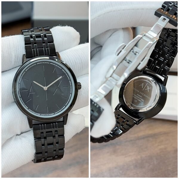 Armani All Black Watch For Men - Image 4