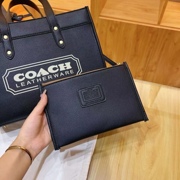 COACH LEATHER BAG - Image 5