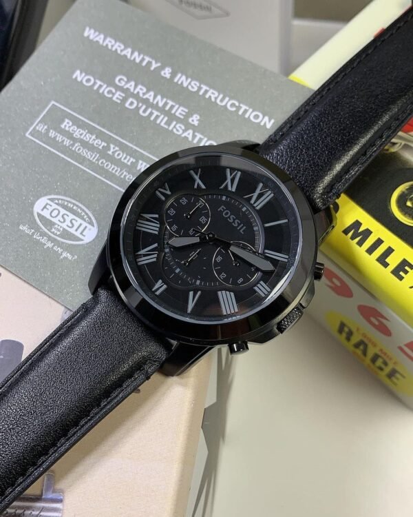 Fossil Black Leather Classics