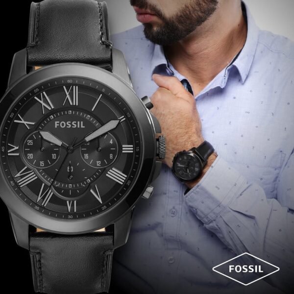 Fossil Black Leather Classics - Image 7