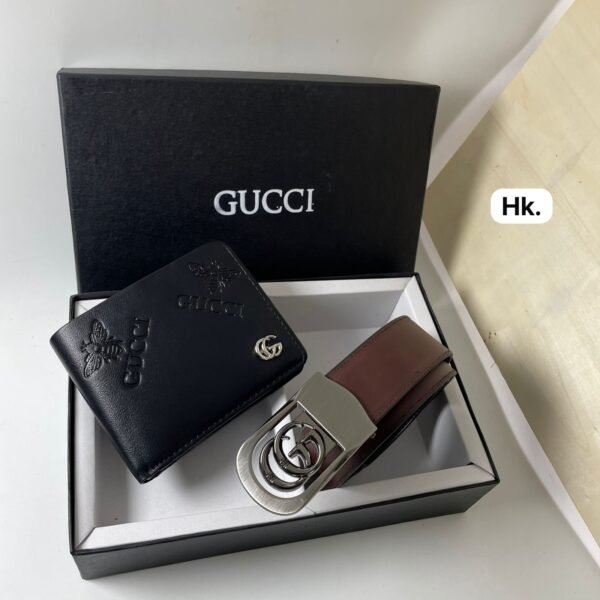 GUCCI BELT & WALLET COMBO