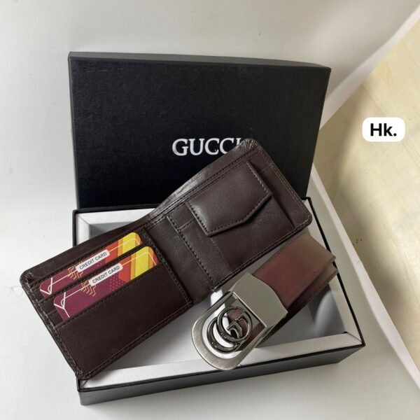 GUCCI BELT & WALLET COMBO - Image 5