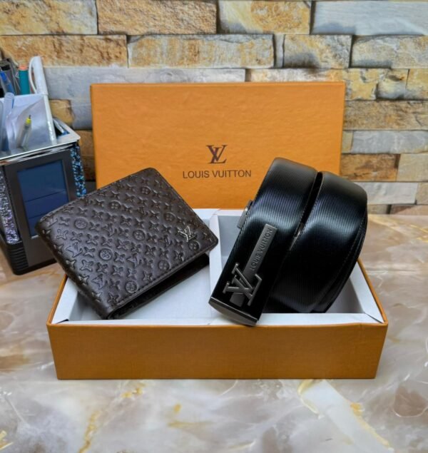 LOUIS VUITTON BELT & WALLET - Image 3