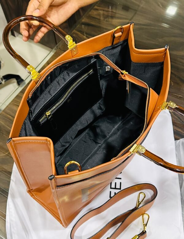 FENDI ROMA SUNSHINE TOTE  BAG - Image 5