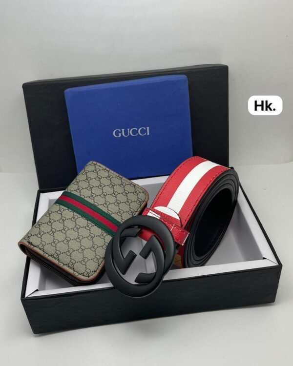 GUCCI BELT & WALLET COMBO