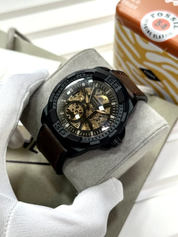 FOSSIL LEATHER AUTOMATIC WATCH - Image 3