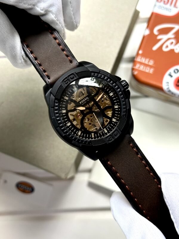 FOSSIL LEATHER AUTOMATIC WATCH - Image 2