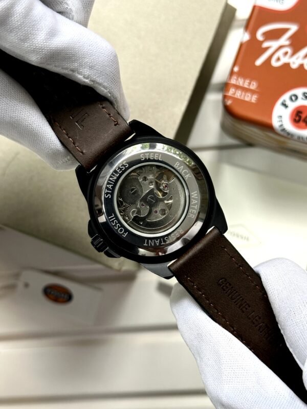 FOSSIL LEATHER AUTOMATIC WATCH - Image 6