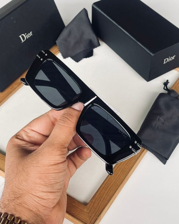 Christian Dior UV Black Sunglasses - Image 3