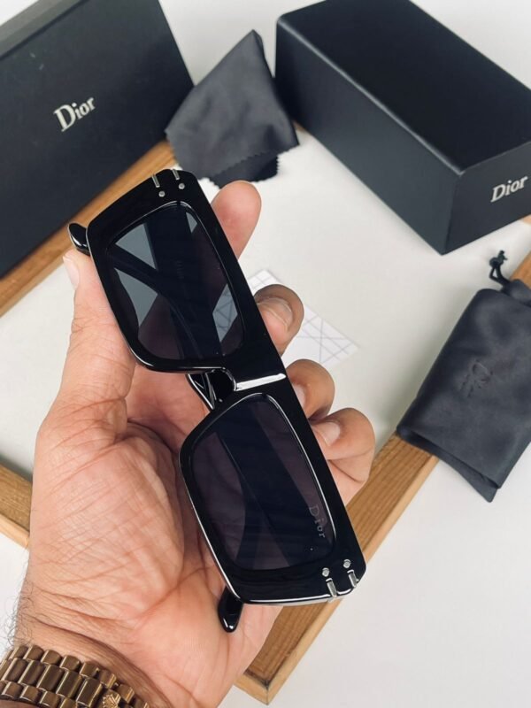 Christian Dior UV Black Sunglasses - Image 4