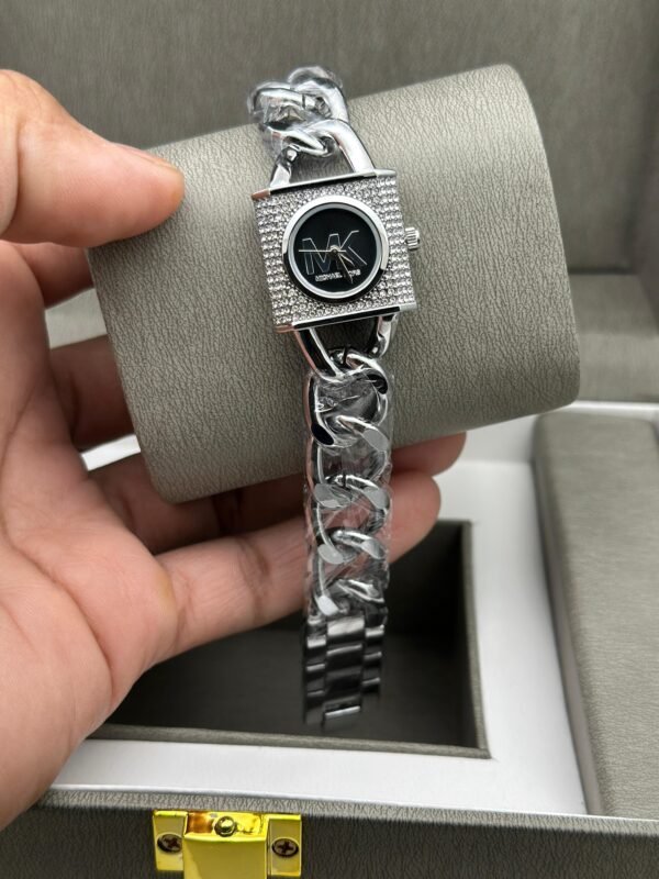 Silver Michael Kors women's watch - Image 2