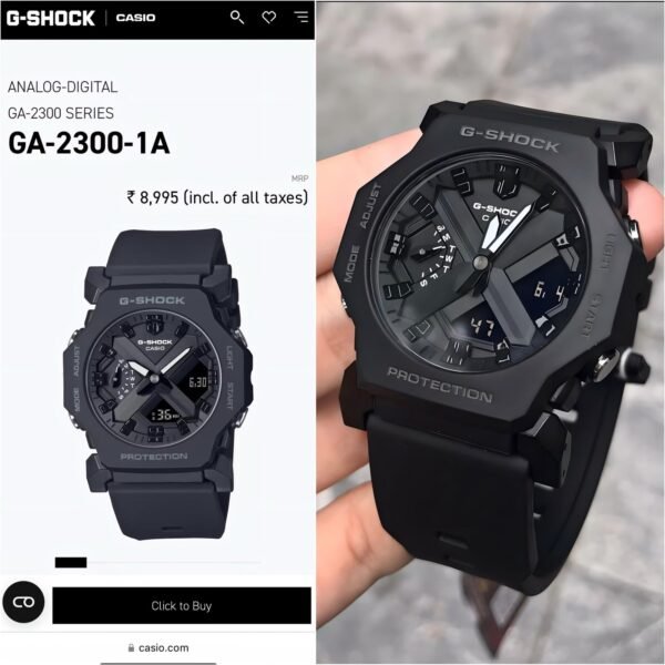 G SHOCK BLACK WATCH