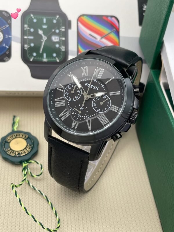 FOSSIL LEATHER WATCH - Image 5