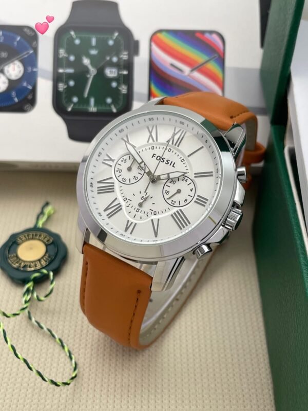 FOSSIL LEATHER WATCH - Image 6