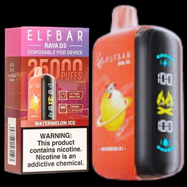 ELFBAR RAYA D3 25000 PUFFS INSTOCK